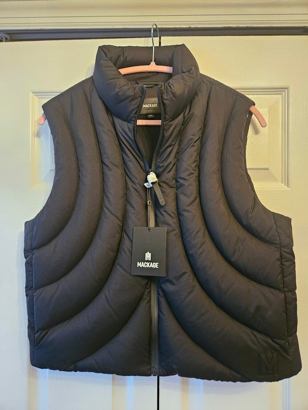 Mackage Adana Water Repellent 750 Fill Power Down Vest, Women's Medium NWT